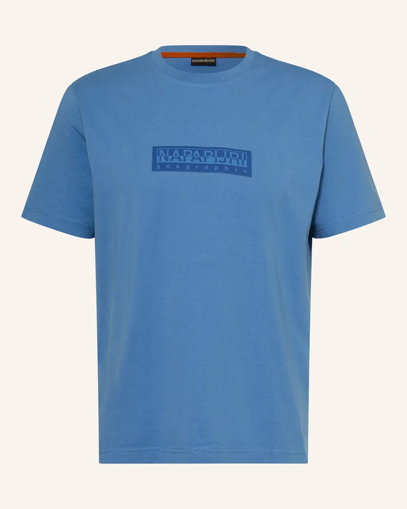 Napapijri T-Shirt Box blau Hellblau