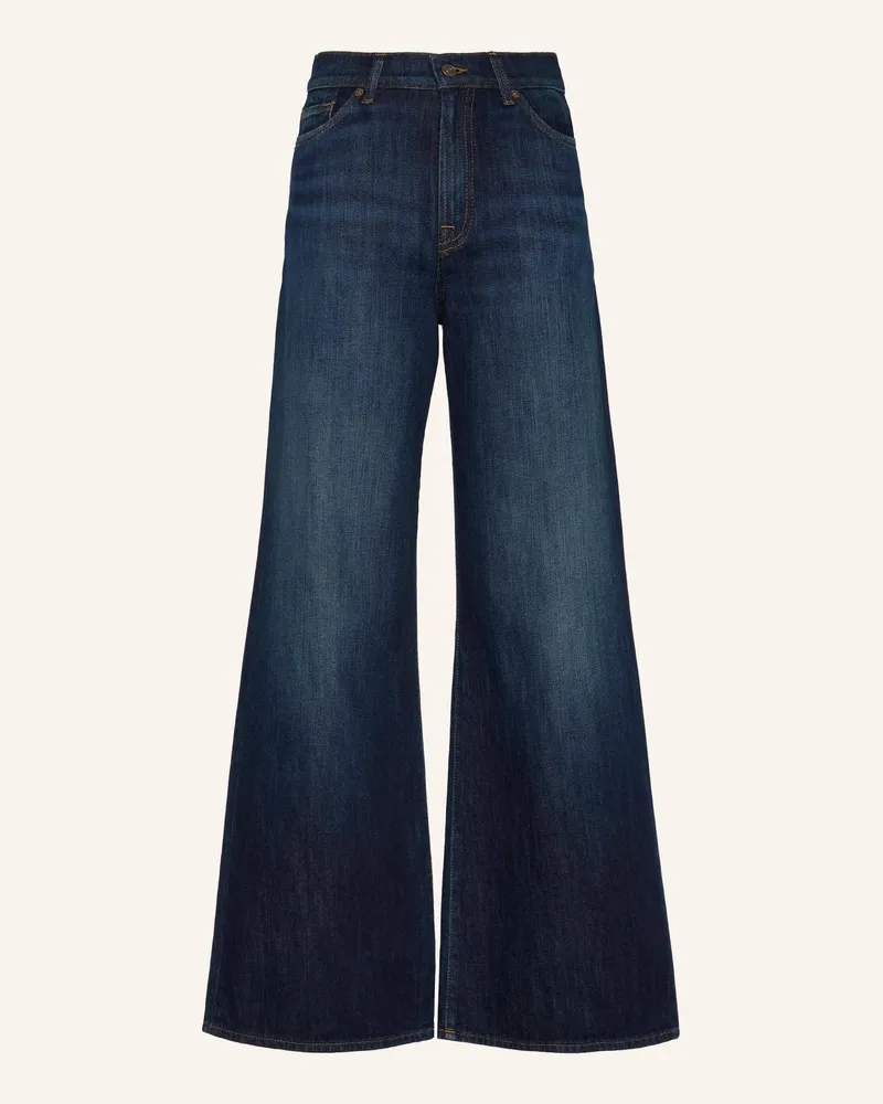 7 for all mankind Wide Leg Jeans Lotta blau Blau