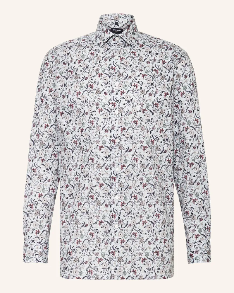 Olymp Hemd Luxor Modern Fit gruen Hellgrau