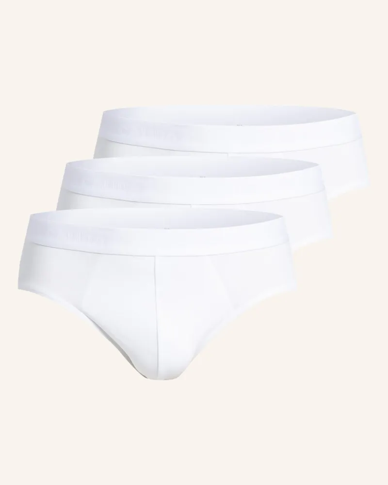 Calida 3er-Pack Slips Natural Benefit weiss Weiss