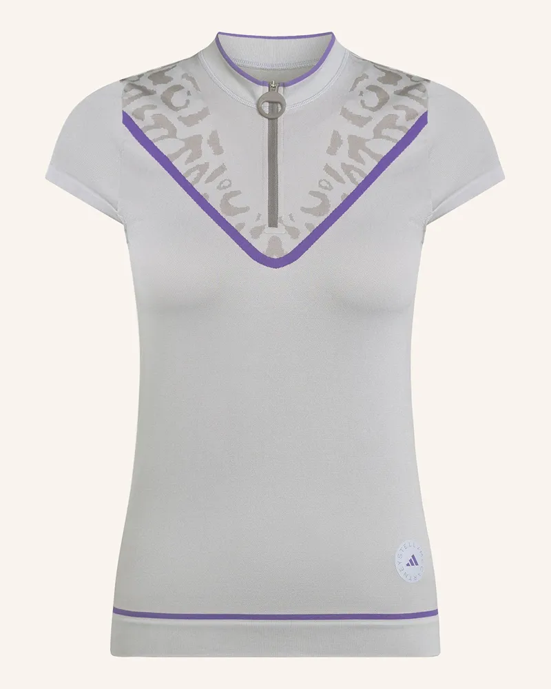 adidas Funktions-Poloshirt ADIDAS BY STELLA MCCARTENEY Hellgrau