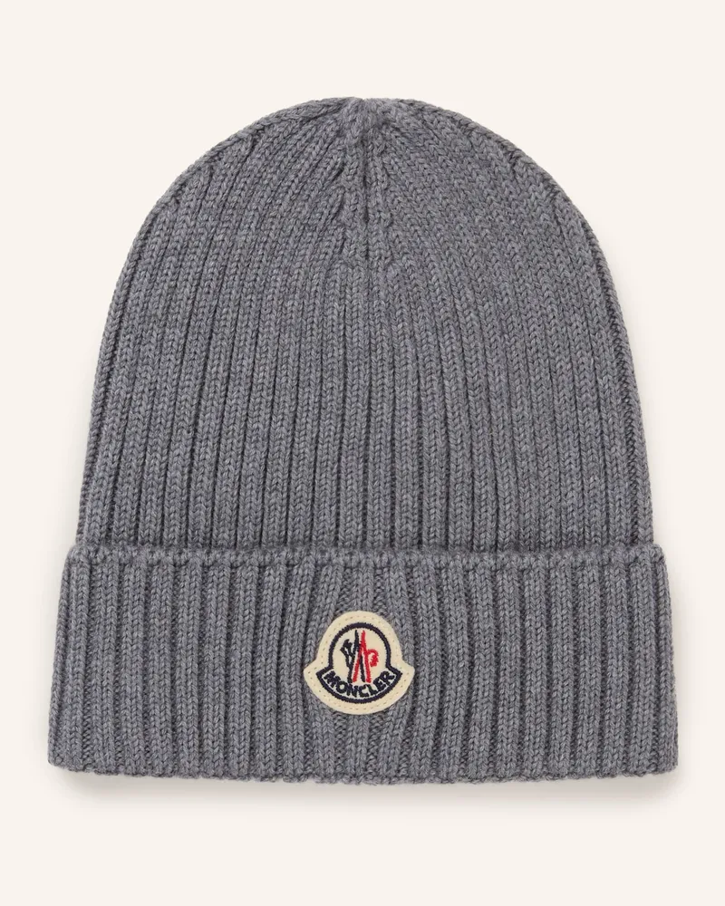 Moncler Mütze grau Grau