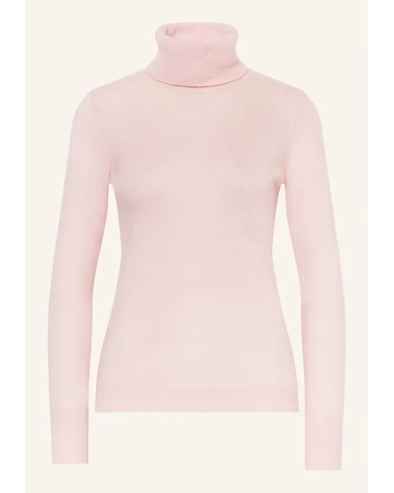 Darling Harbour Rollkragenpullover aus Cashmere Rosa