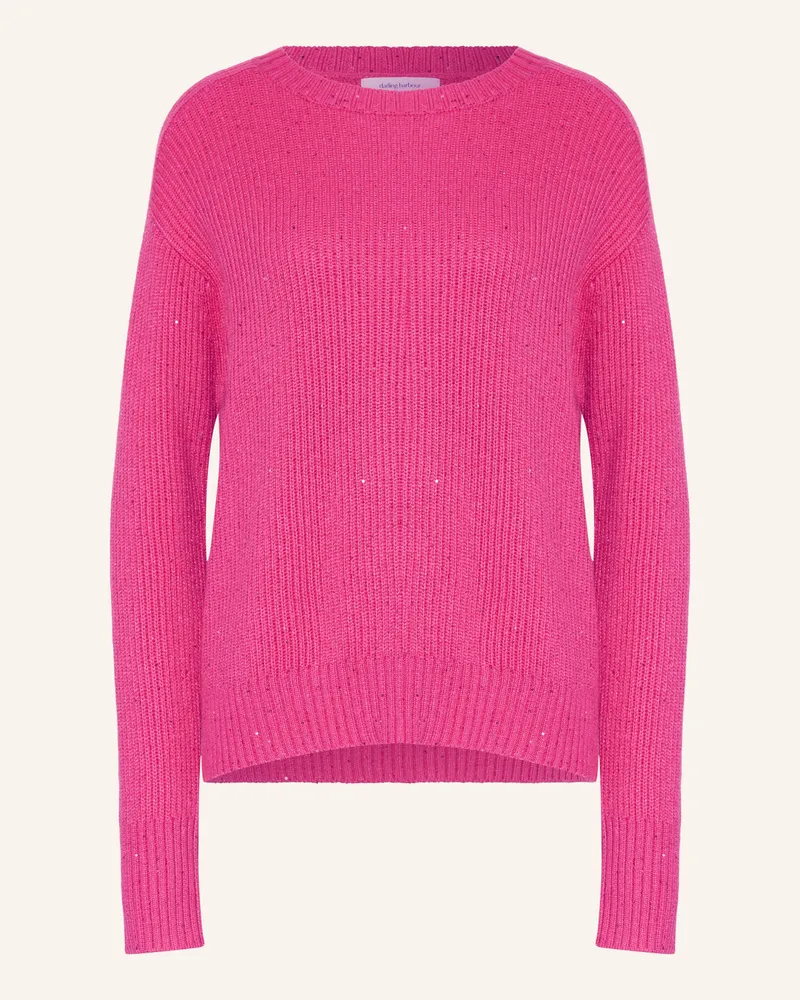 Darling Harbour Pullover mit Pailletten Pink