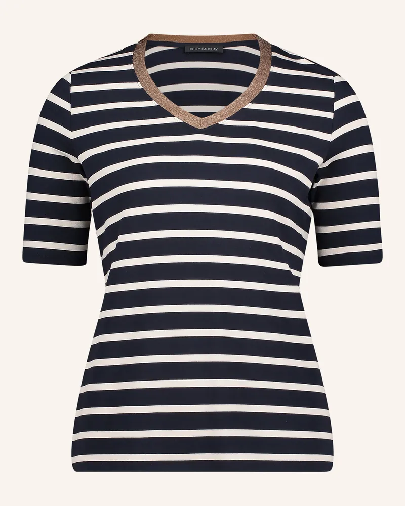 Betty Barclay T-Shirt Mit Glitzergarn blau Dunkelblau