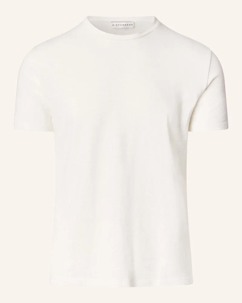 KIEFERMANN T-Shirt Mikelono Aus Leinen weiss Ecru