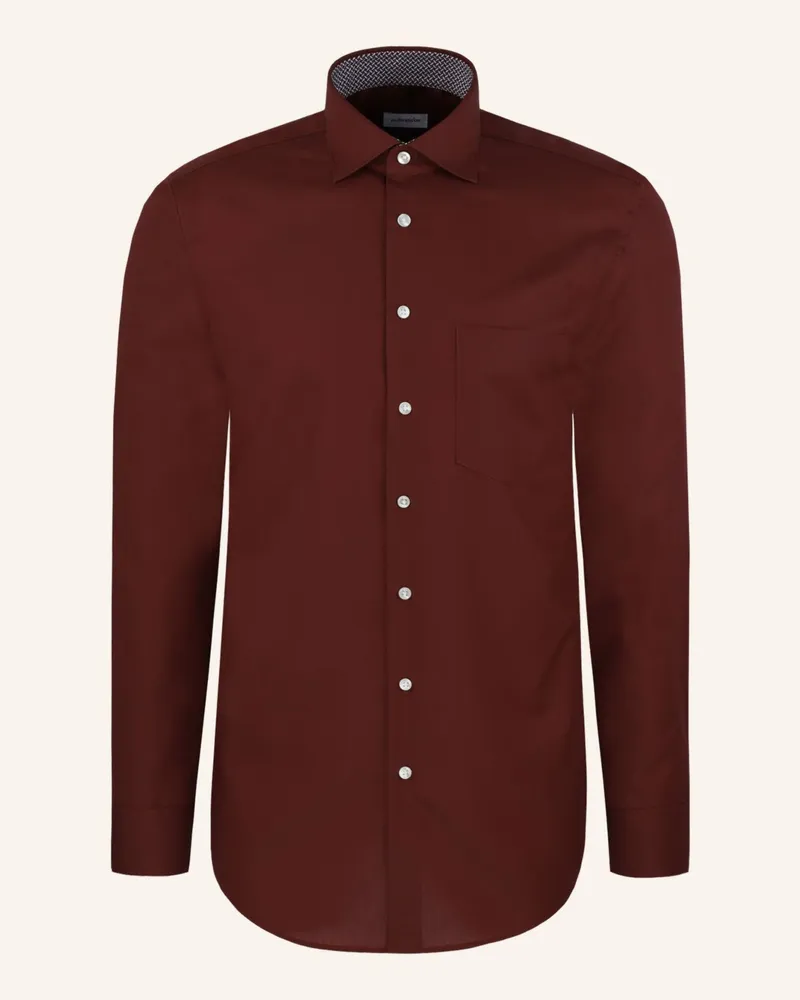 Seidensticker Business Hemd Regular Fit Rot