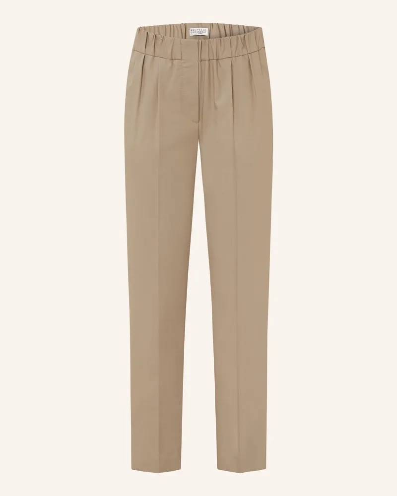Brunello Cucinelli 7/8-Hose beige Beige