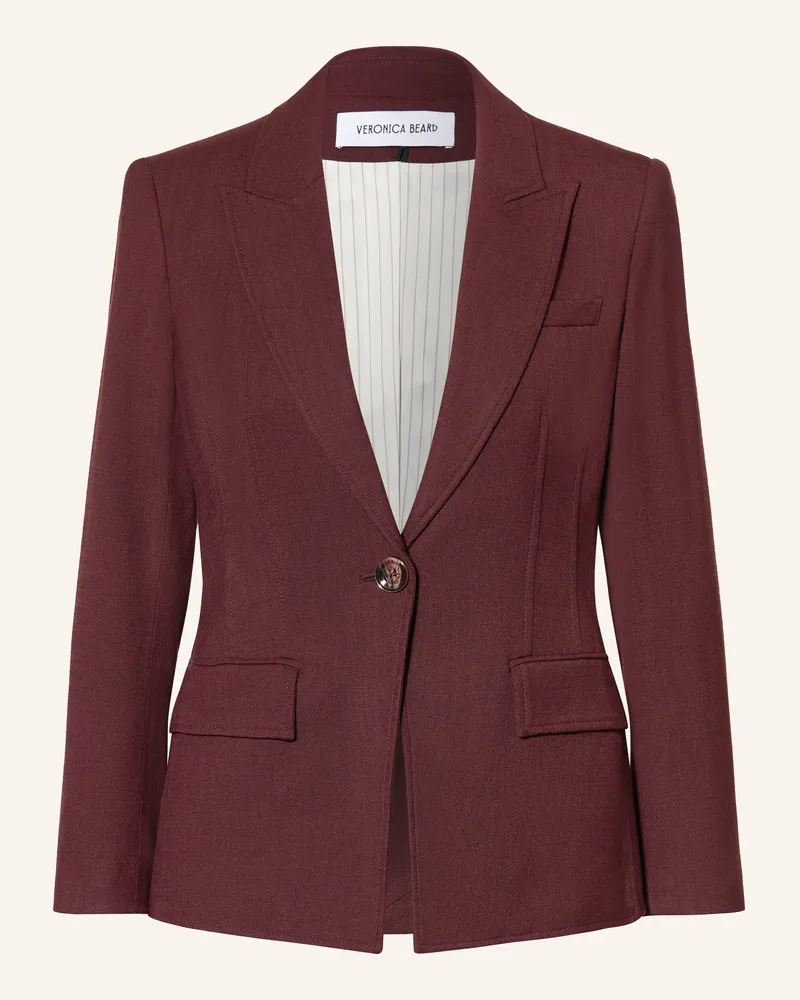 Veronica Beard Blazer Isaac Dickey braun Dunkelrot