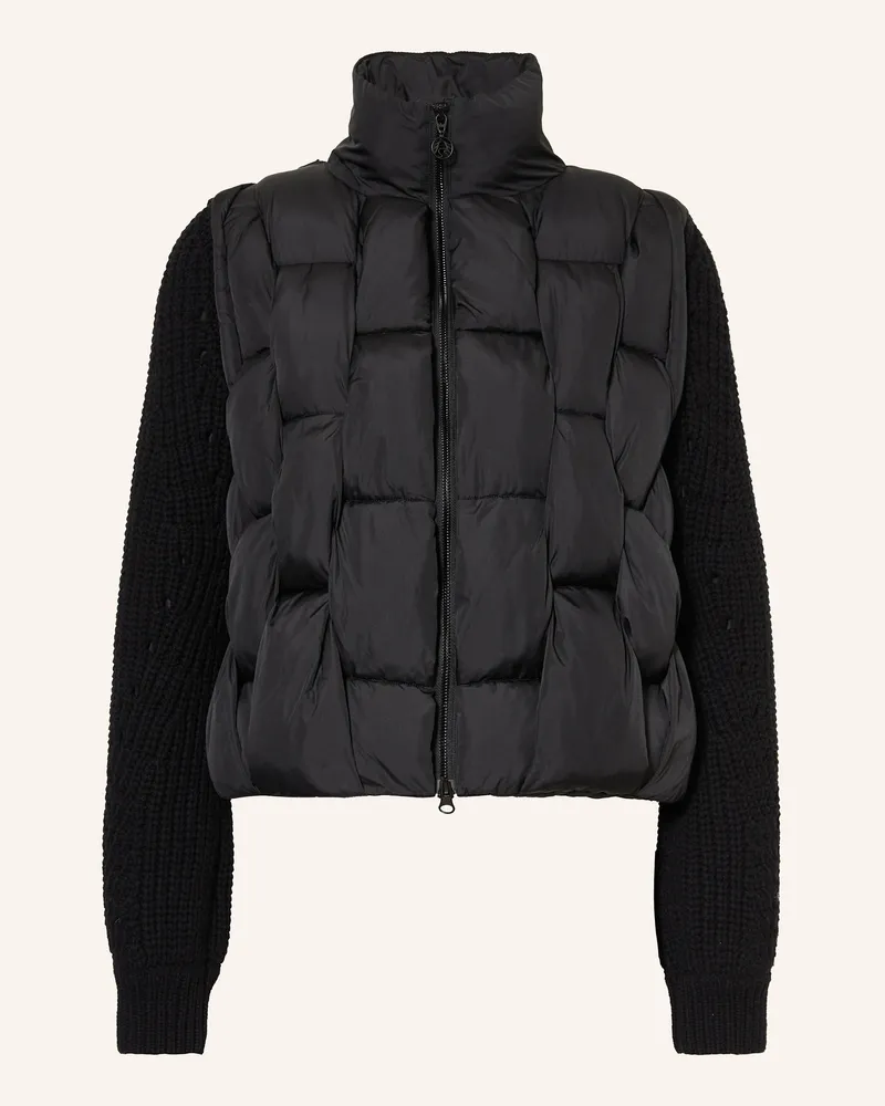 Sportalm Steppjacke im Materialmix Schwarz