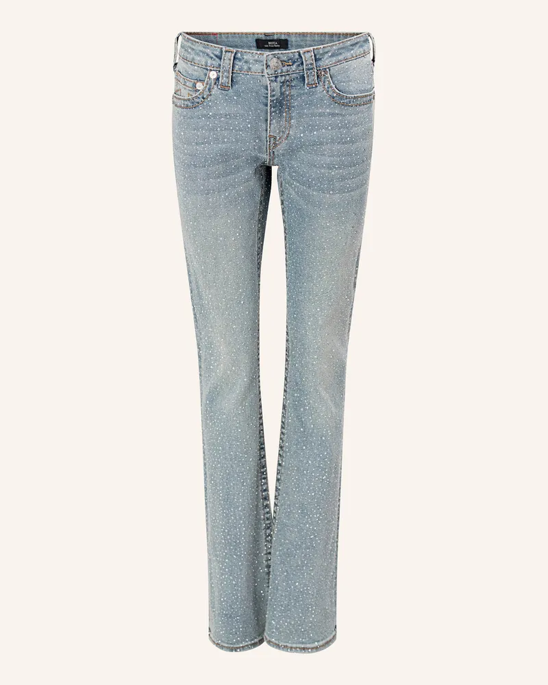 True Religion Jeans Becca Bootcut Crystal blau Hellblau