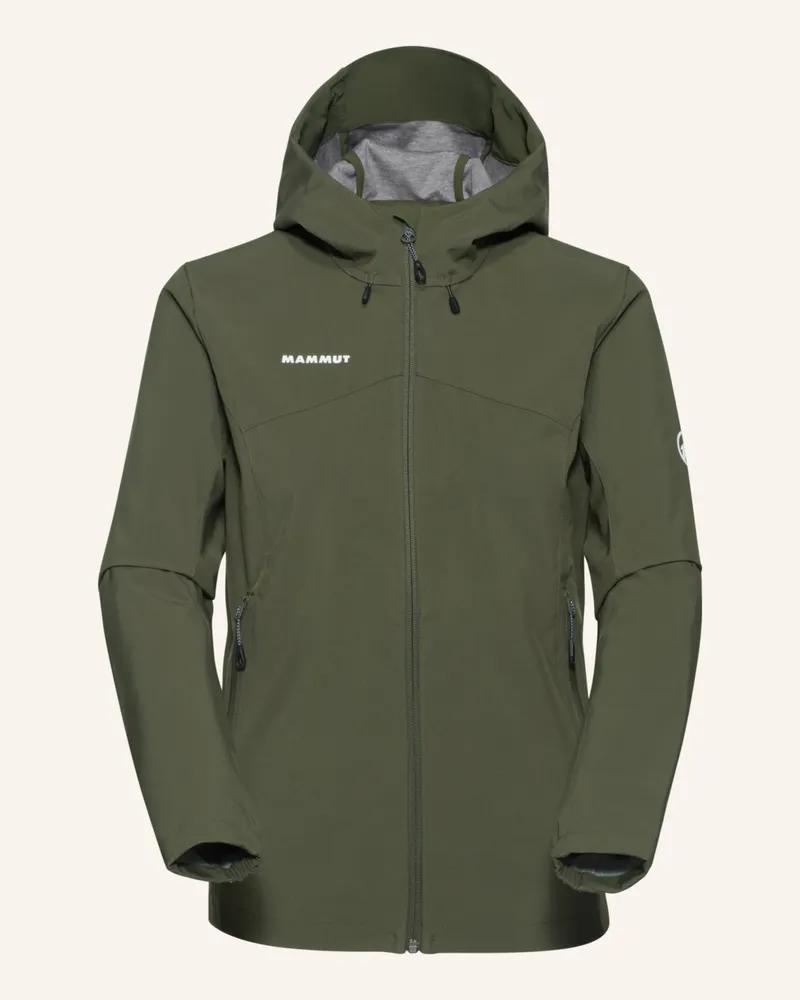Mammut Mammut Mammut Outdoor So Hooded Jacket Women gruen Grün