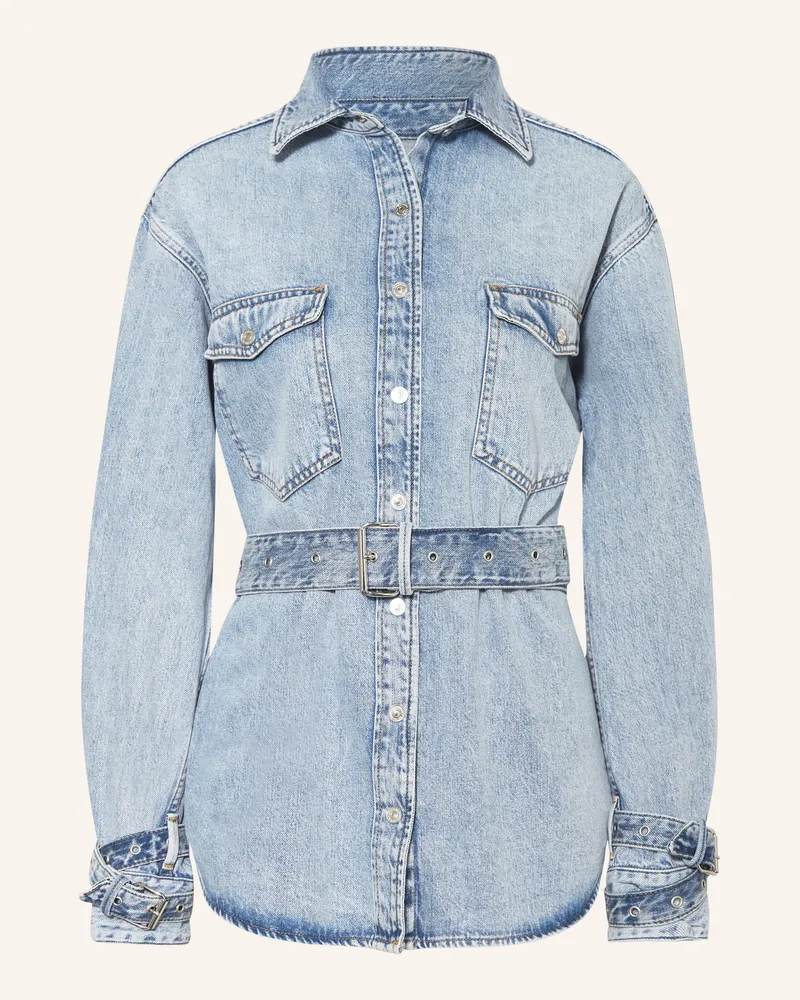 7 for all mankind Jeans-Overjacket Unwind blau Hellblau