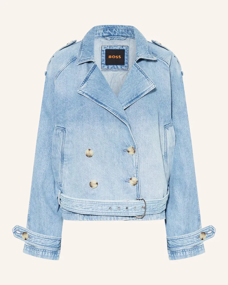 HUGO BOSS Jeansjacke Blau