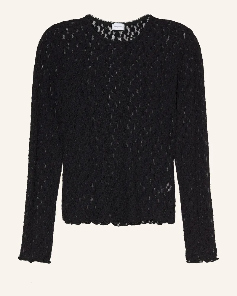 Darling Harbour Longsleeve Aus Spitze schwarz Black