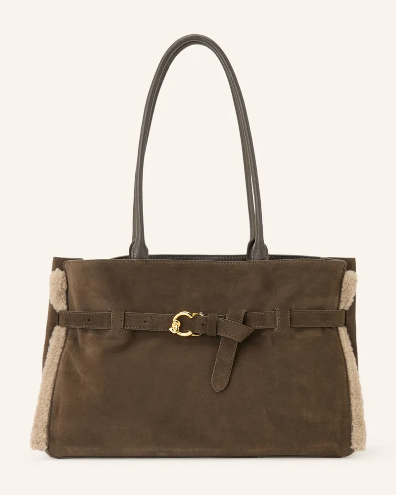 Coccinelle Shopper grau Khaki