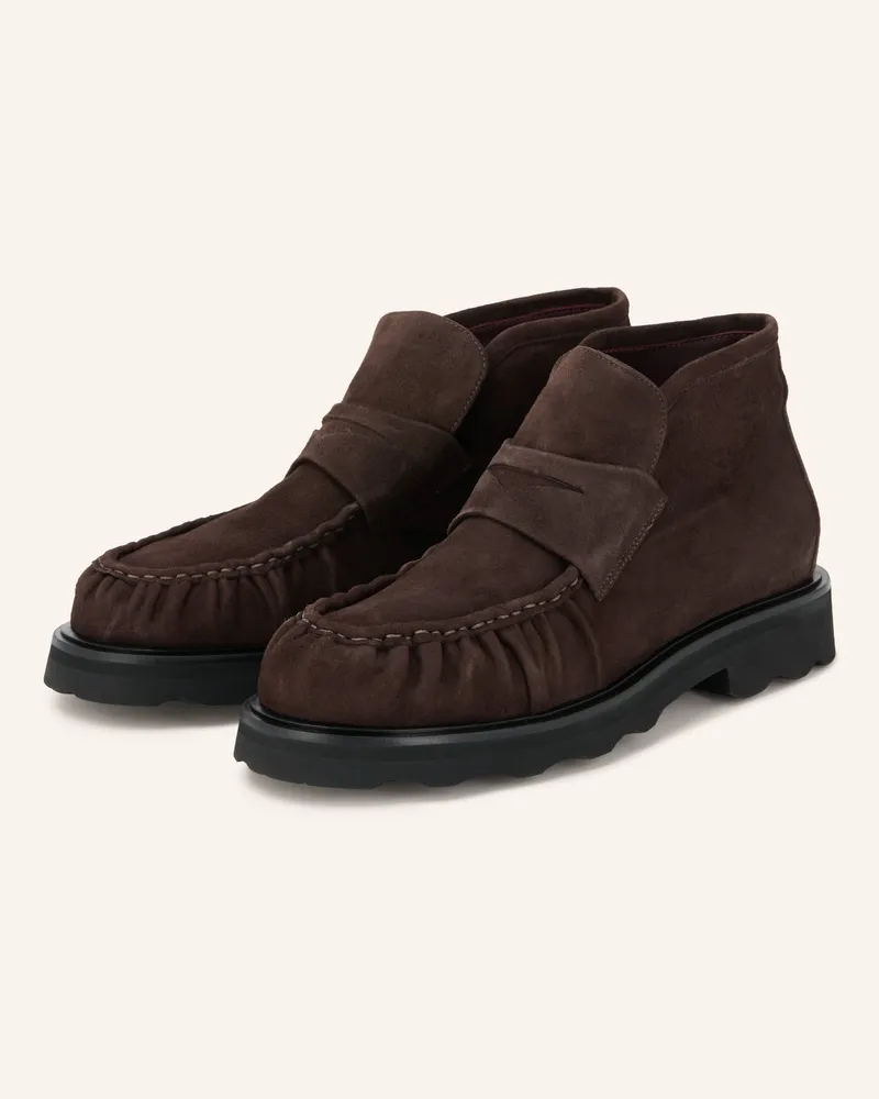 POMME D'OR Penny-Loafer Nicky braun Dunkelbraun