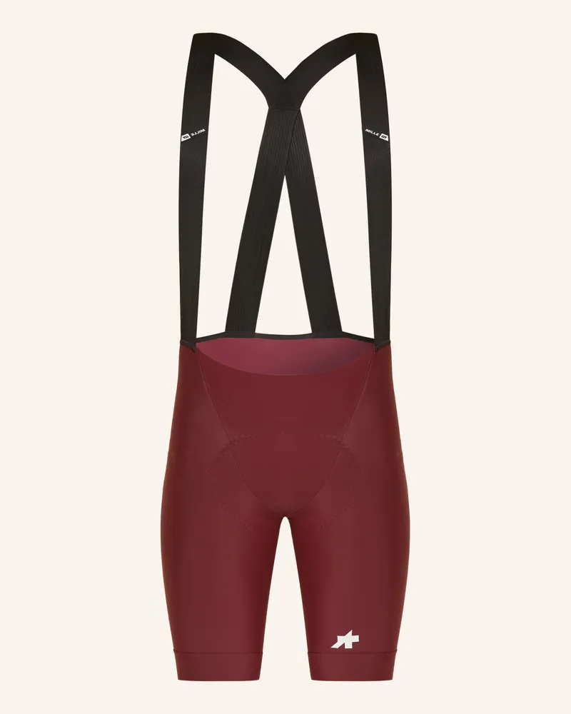 ASSOS Radhose Mille Gt s11 Mit Trägern Und Gepolstertem Einsatz rot Dunkelrot