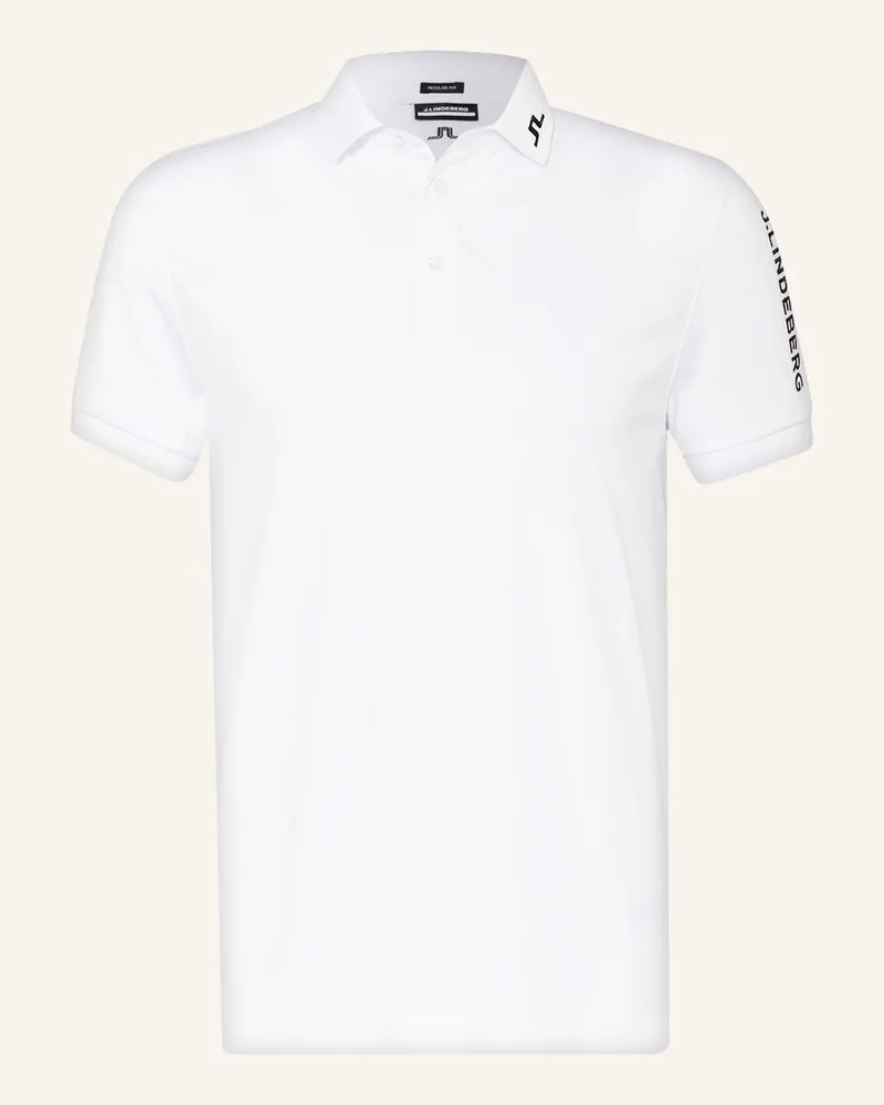 J.Lindeberg Funktions-Poloshirt Weiss