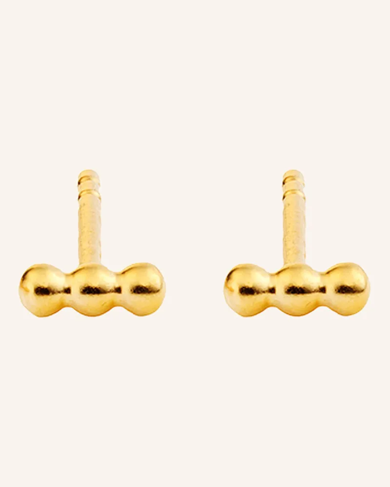 Ariane Ernst Ohrstecker Three's Party Mini Studs gold Gold