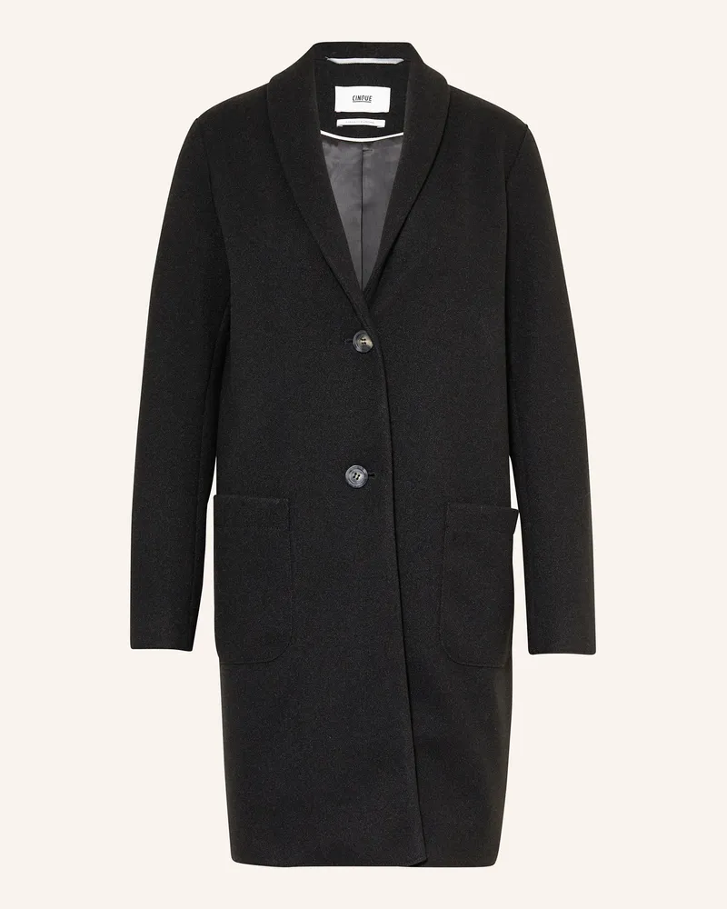 cinque Mantel CIBELLINDA Schwarz