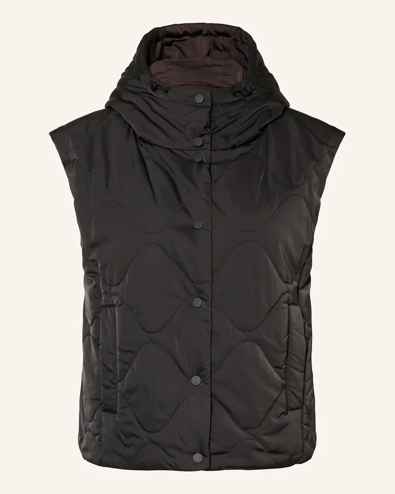 OPUS Steppweste WUSI zum Wenden Schwarz