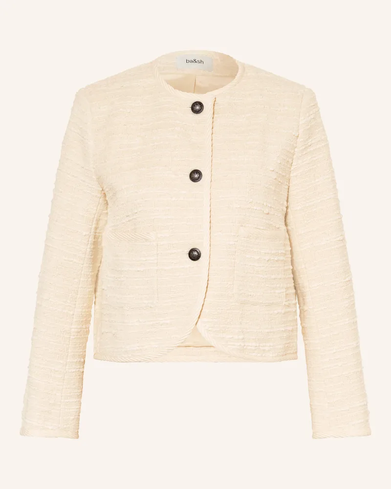 ba&sh Kastenjacke ALFIE aus Bouclé Ecru