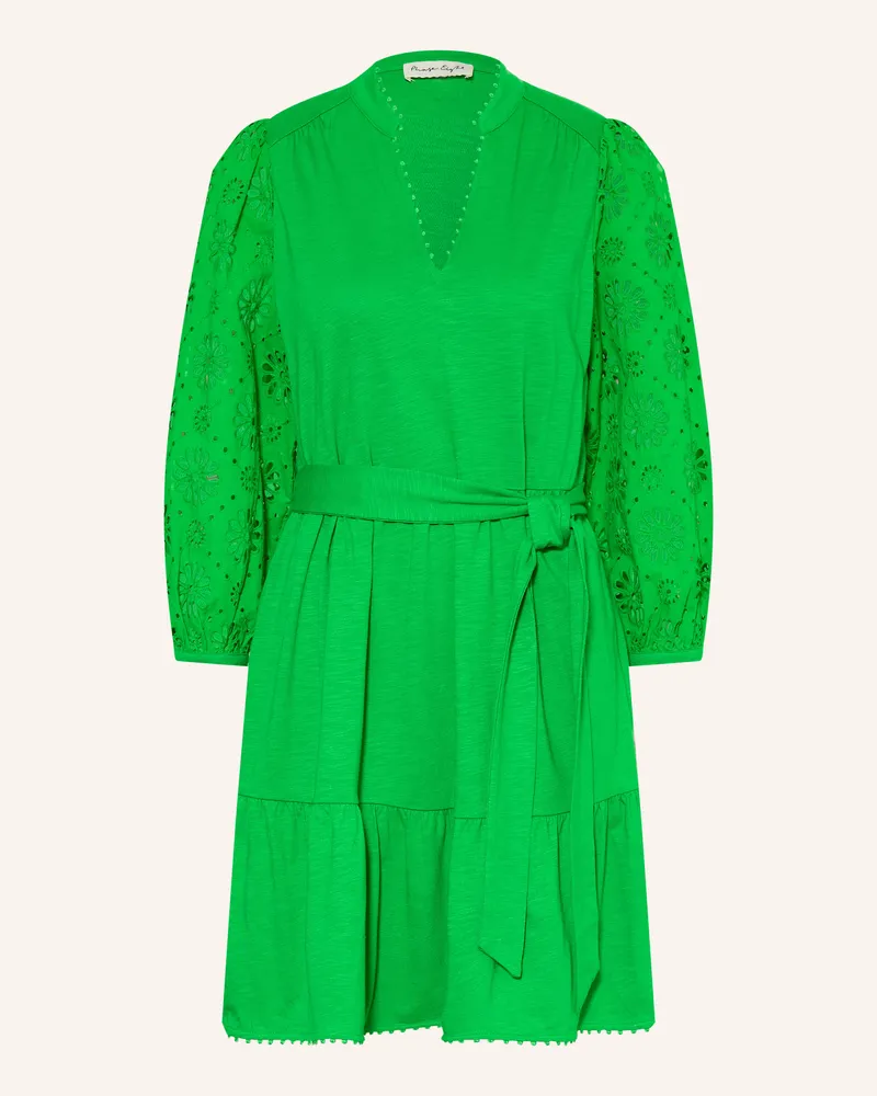 Phase Eight Kleid FLORIE im Materialmix mit 3/4-Arm Grün
