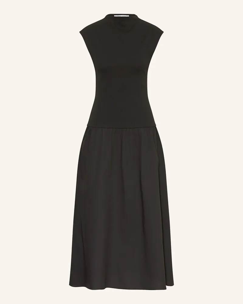Samsøe & Samsøe Kleid SATHEA im Materialmix Schwarz