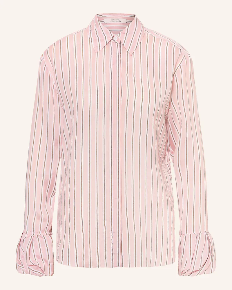 Dorothee Schumacher Hemdbluse Striped Ease rosa Rosé