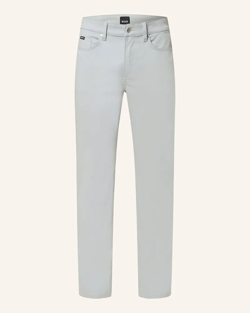 HUGO BOSS Hose DELAWARE Slim Fit Hellgrau