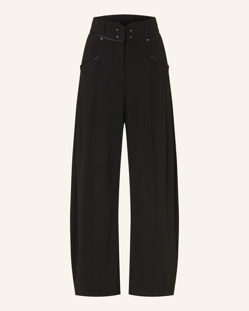 RAFFAELLO ROSSI  Jerseyhose Lorva Mit Nieten schwarz Schwarz