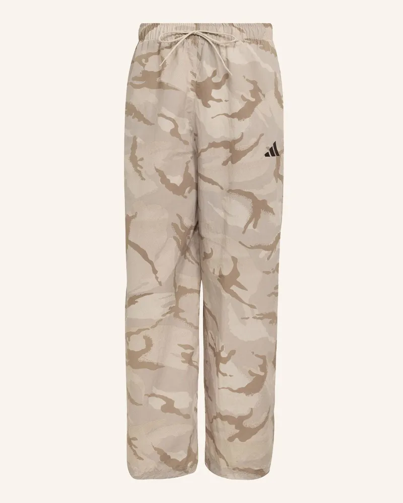 adidas Seasonal Essentials Parachute-Hose, Gewebt, Camo weiss Braun