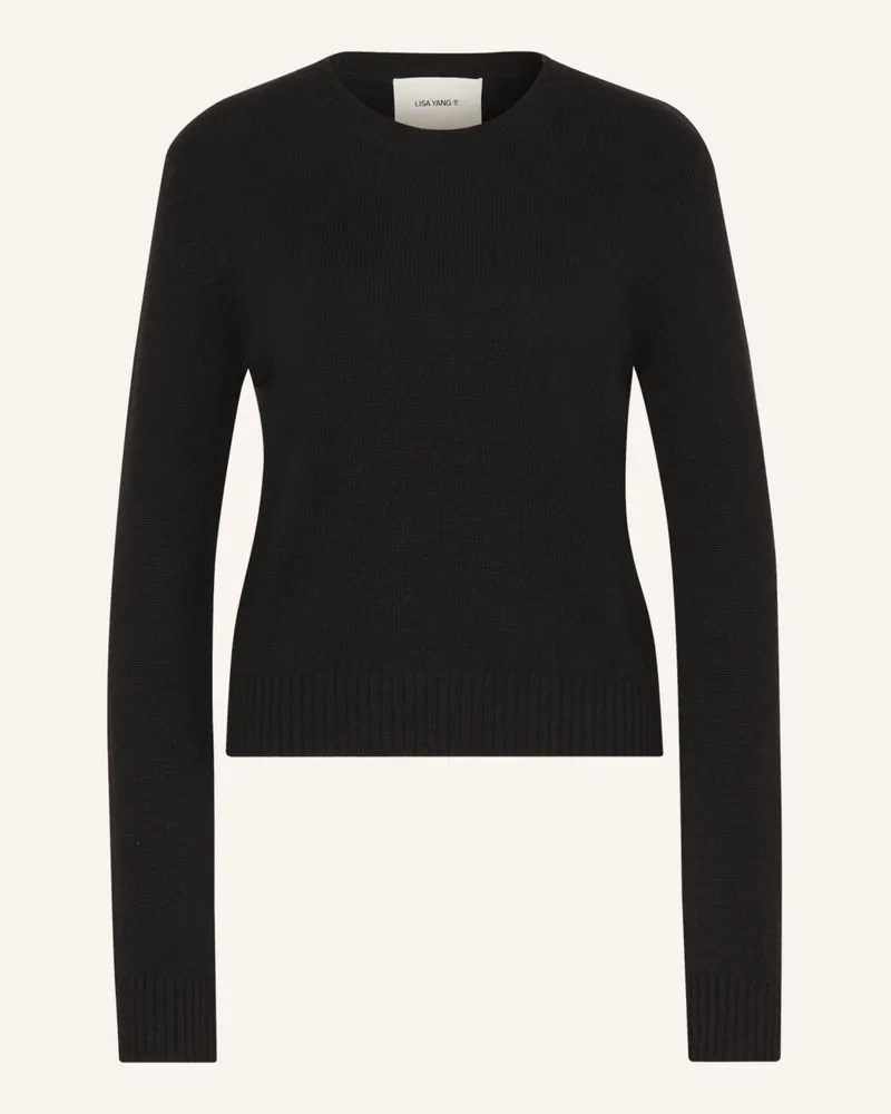 Lisa Yang Cashmere-Pullover Mable schwarz Schwarz