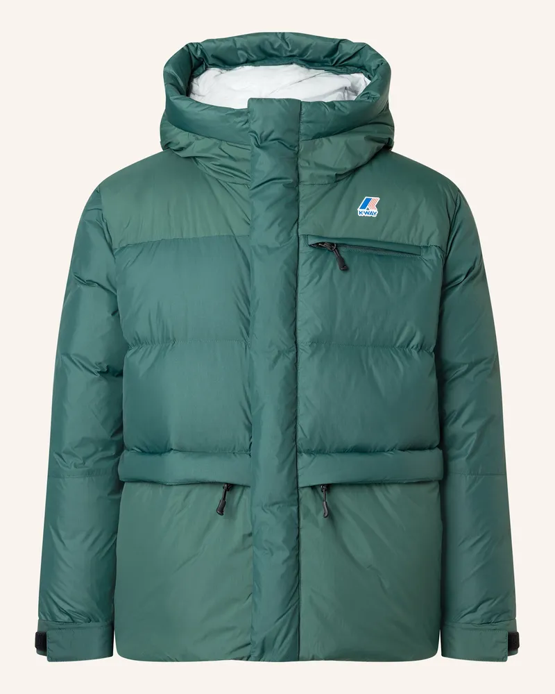 K-Way Winterjacke Le Vrai 4.0 Aurele Heavy Warm gruen Dunkelgrün