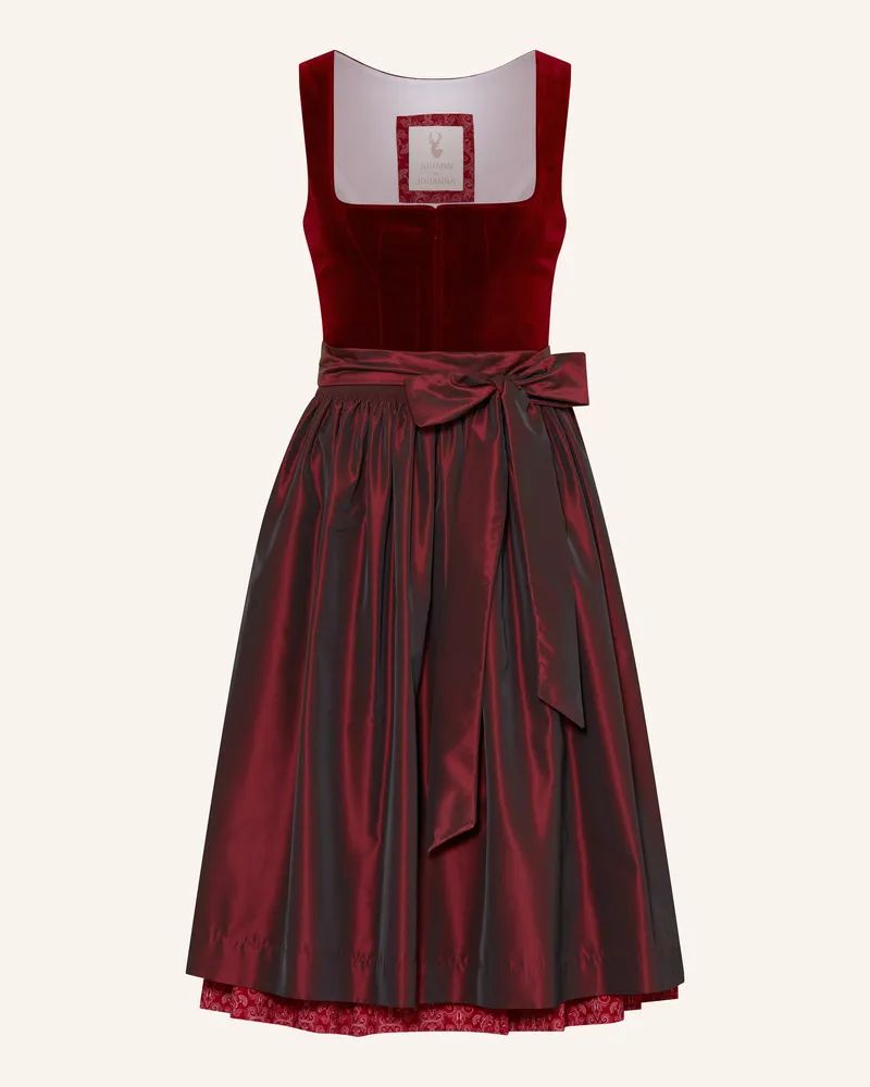 Johann & Johanna Dirndl rot Dunkelrot