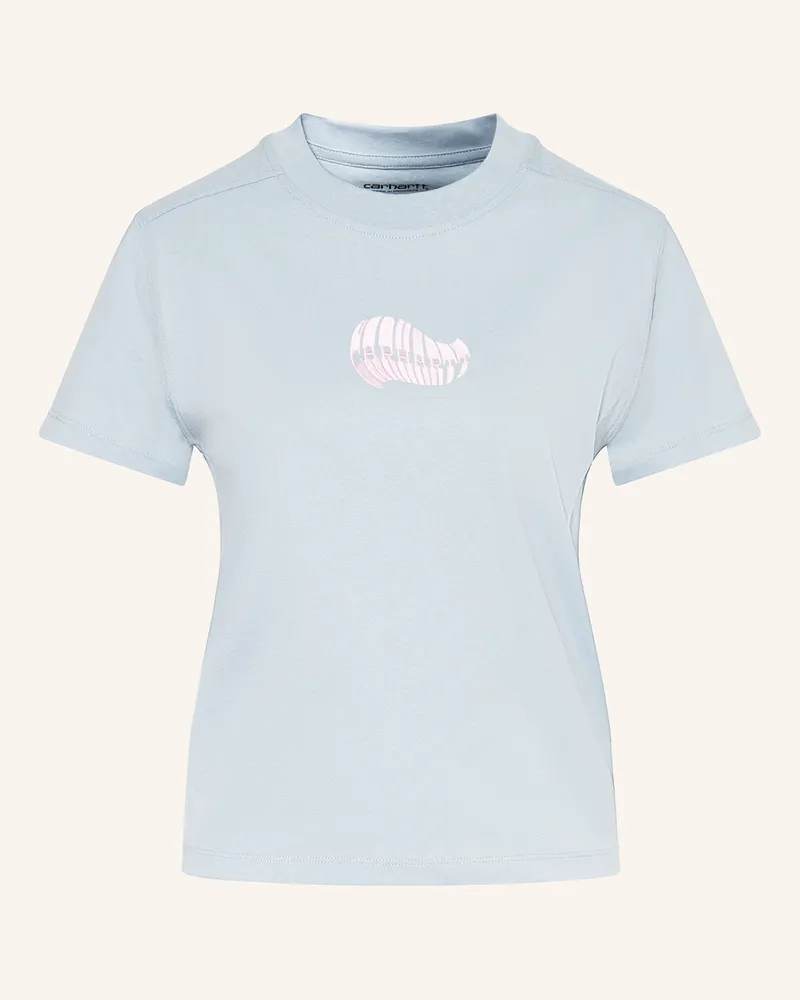 Carhartt WIP T-Shirt W' S/S PSSHH Hellblau