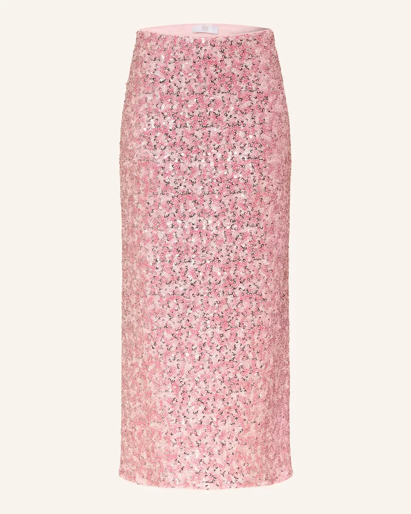 Riani Mesh-Rock mit Pailletten Rosa