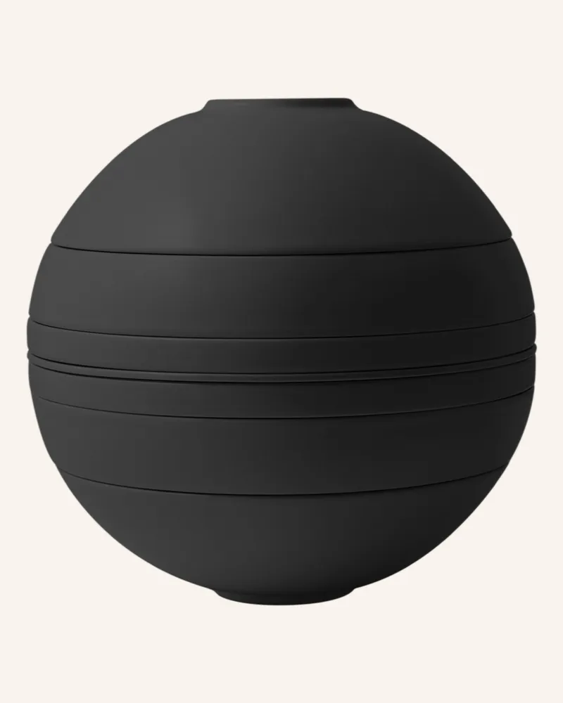Villeroy & Boch La Boule Black Iconic 7tlg. Set schwarz Schwarz