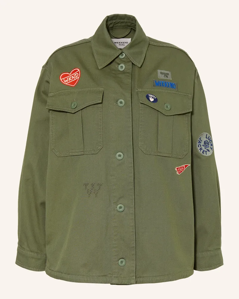 Max Mara Overjacket Razza gruen Oliv