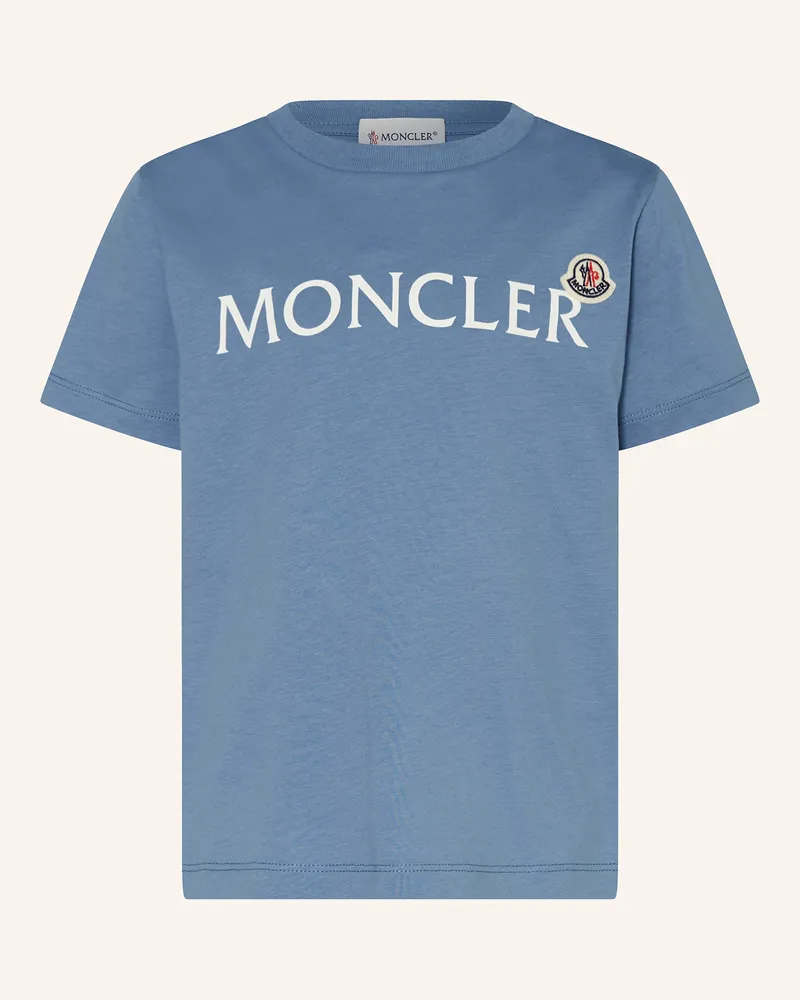 Moncler T-Shirt blau Hellblau