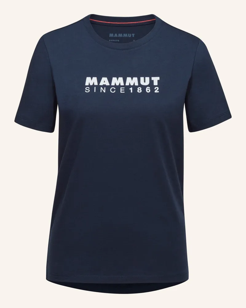 Mammut Mammut Core T-Shirt Women Logo Blau