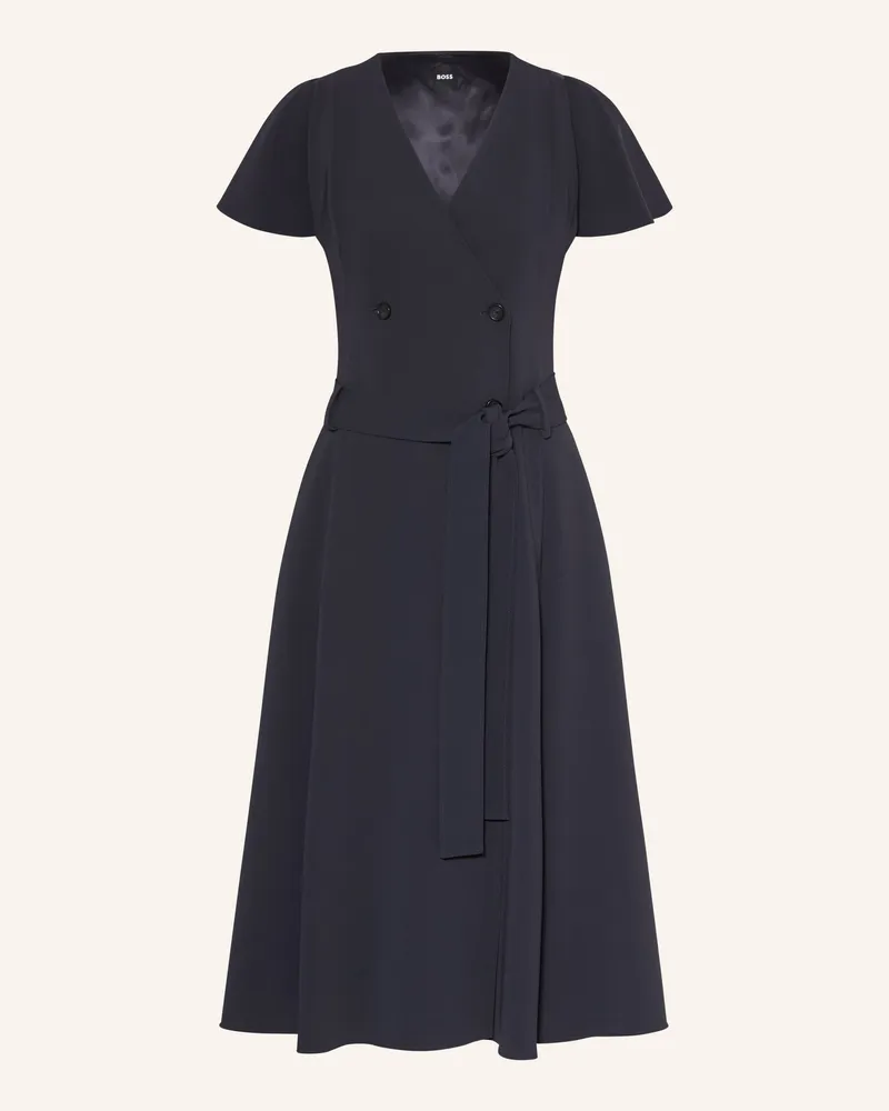 HUGO BOSS Kleid Datrena blau Dunkelblau