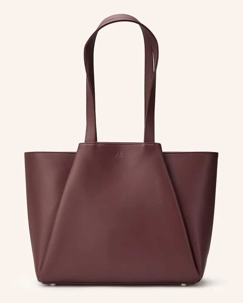 KAAI Shopper MIDI PYRAMID Dunkelrot