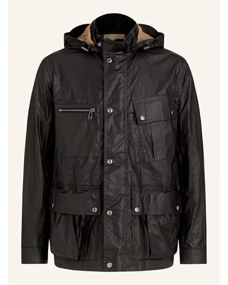 Belstaff Fieldjacket CENTENARY mit abnehmbarer Kapuze Schwarz