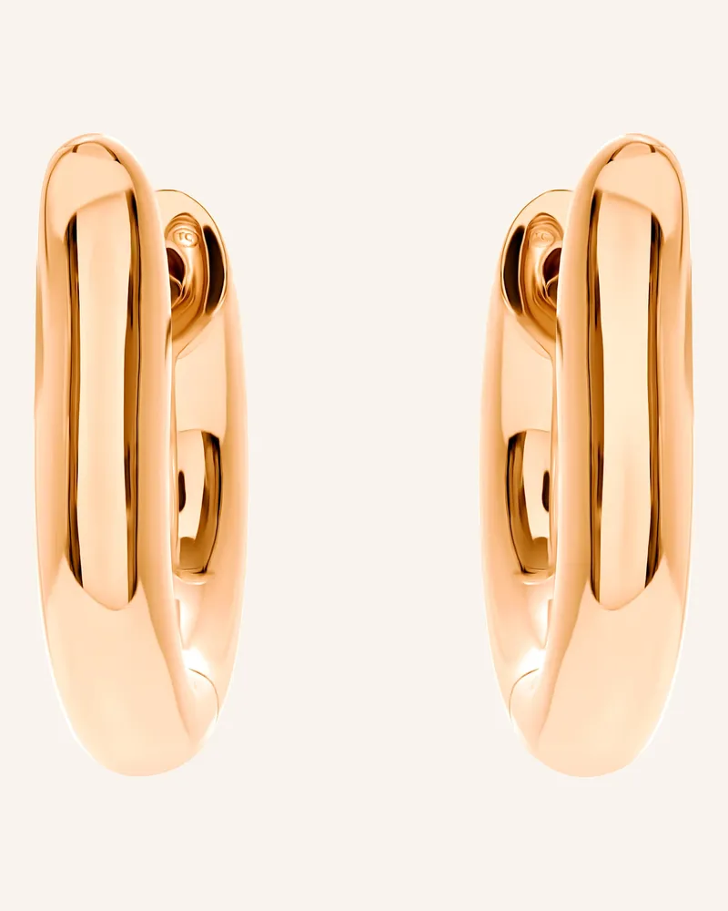 TAMARA COMOLLI Ohrstecker Signature Ohrstecker Hoop Small 18k Roségold rosegold Roségold