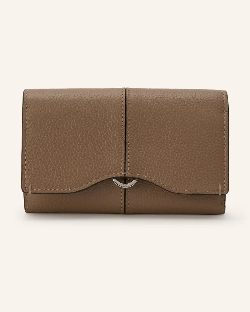 TOD'S Geldbörse braun Camel