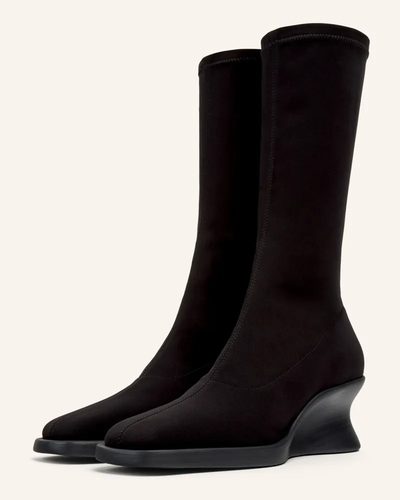 Camper Hoher Stiefel Louise schwarz Schwarz