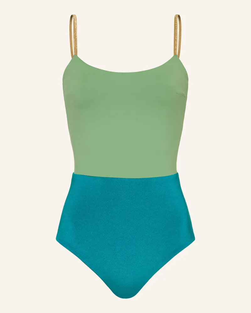 MYMARINI Badeanzug Shine Zum Wenden Mit Uv-Schutz 50+ gruen Hellgrün