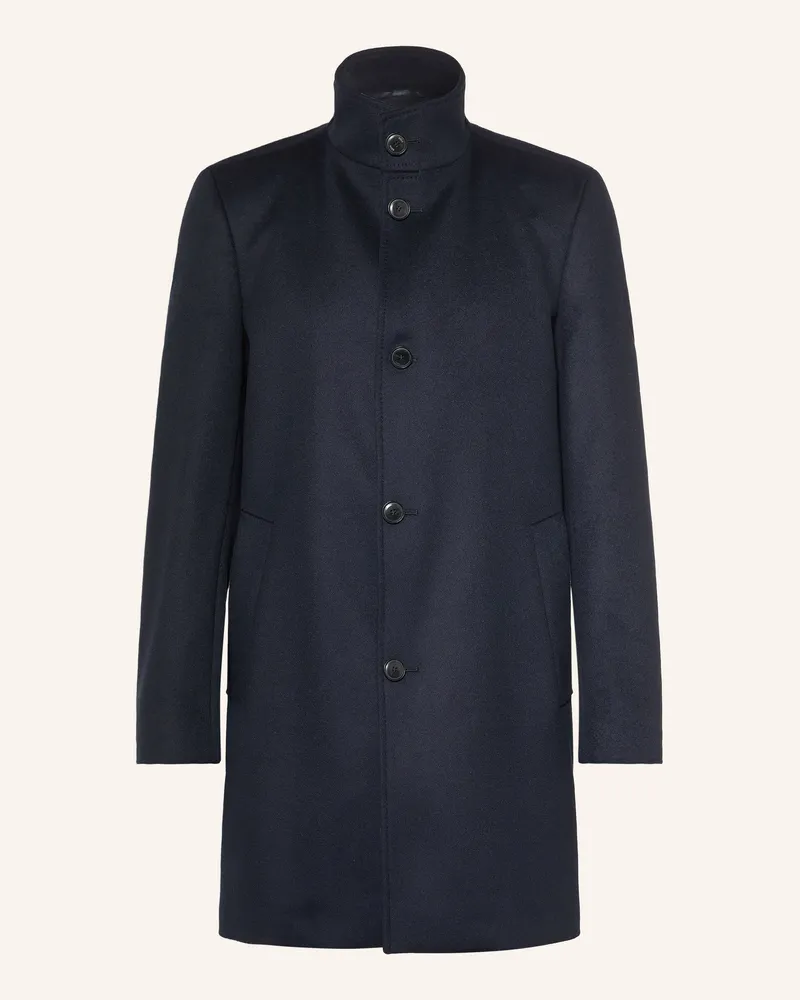 HUGO BOSS Wollmantel Hyed blau Dunkelblau